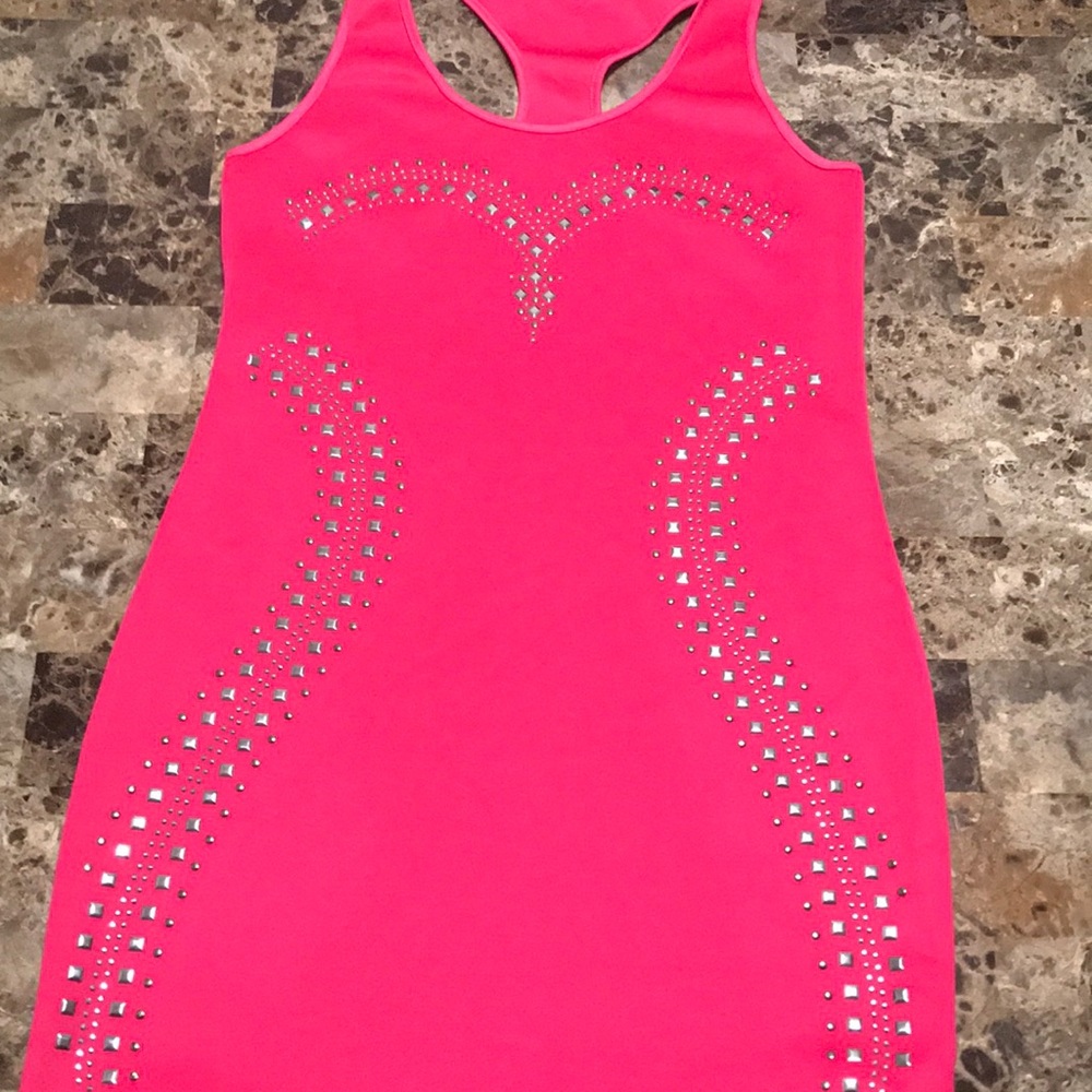 Hot Pink Mini Dress Large